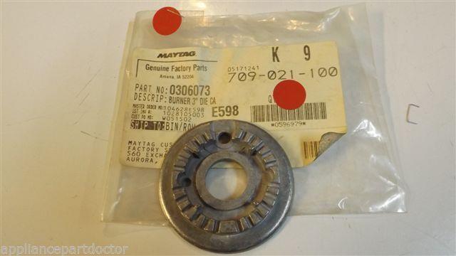 MAYTAG WHIRLPOOL STOVE 0306073 Burner NEW IN BOX MAYTAG WHIRLPOOL STOVE 0306073 Burner NEW IN BOX